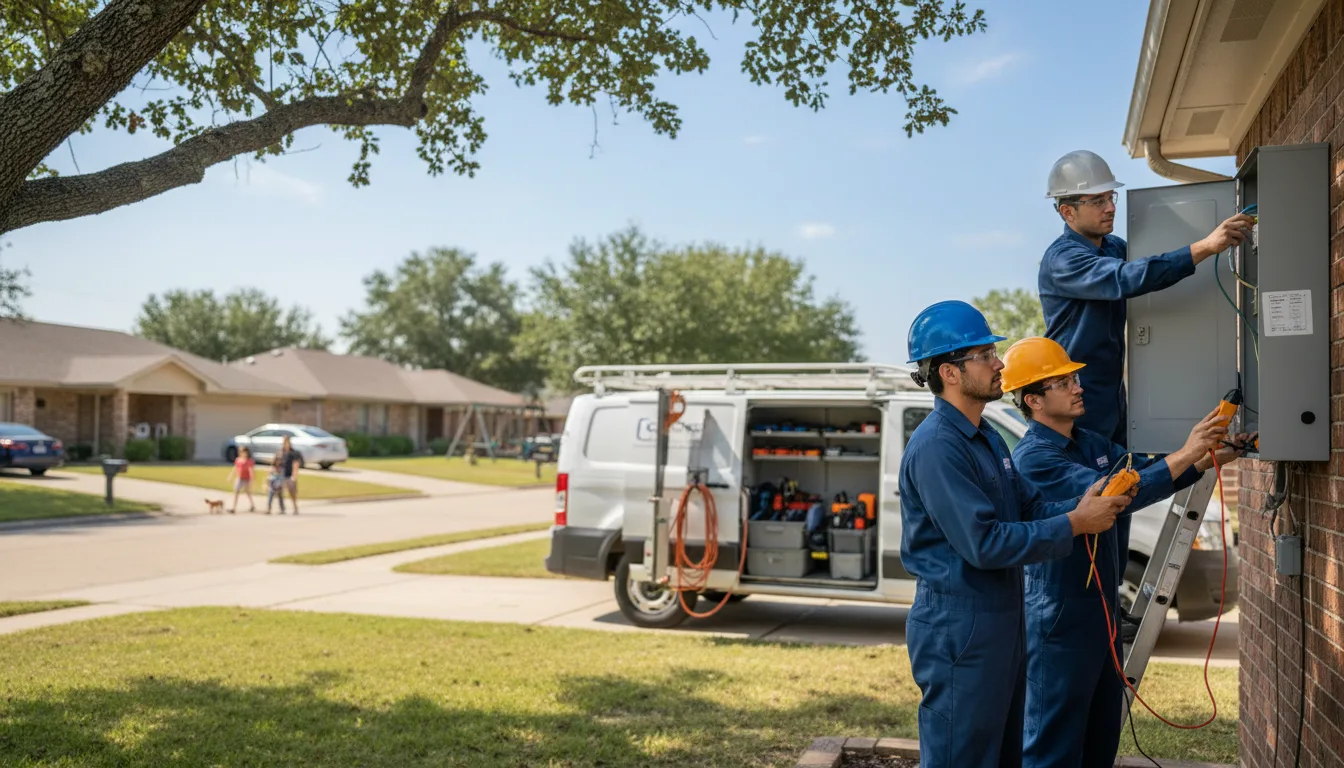 Certified electrician providing emergency electrical services in Farmington, UT